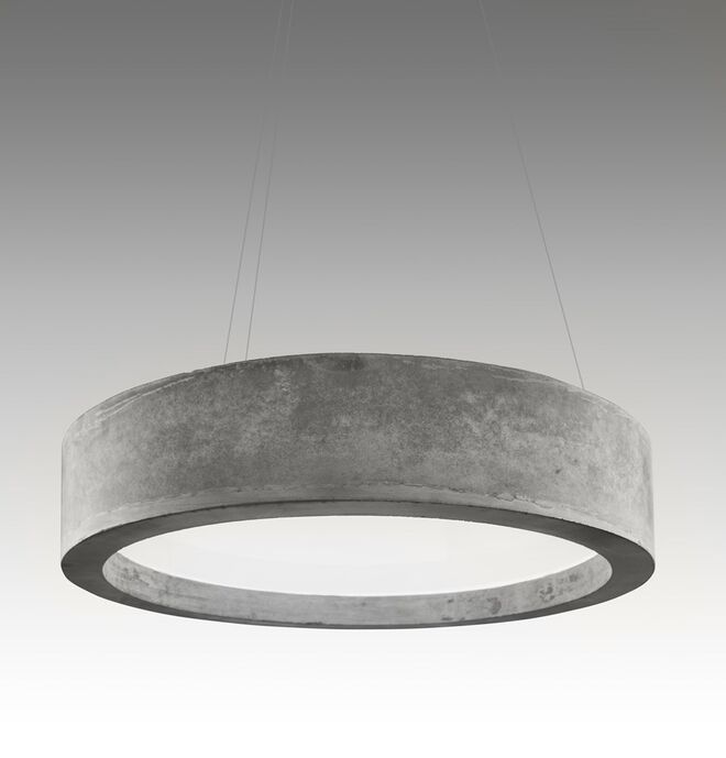 Candeeiro de teto Zero51, em cimento, preços e dimensões por projeto, na Lucifero 