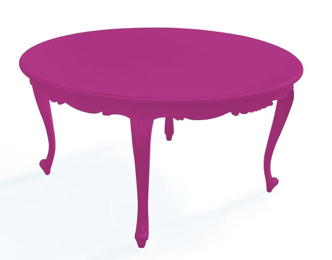 Mesa da coleção Plastic Fantastic, a partir de €595, na JSPR 