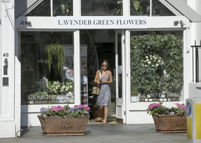 Florista Lavender Green, na zona de Chelsea, em Londres, onde terão sido encomendadas as flores