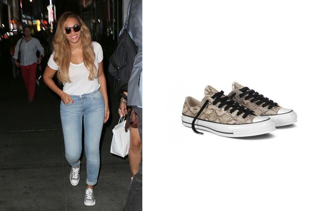 Beyoncé -  Python Chuck Taylor Converse