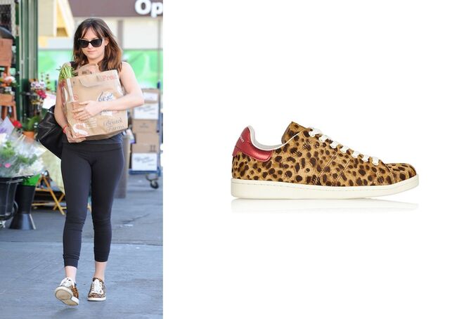 Dakota Johnson - Isabel Marant Étoile Bart Leopard Print