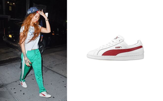 Rihanna - Puma Basket Classic Leather