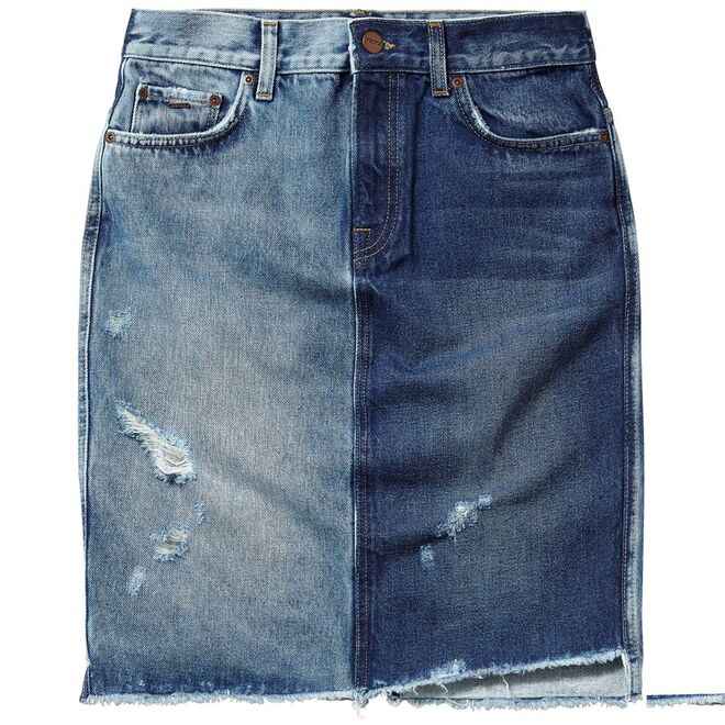 Saia em ganga, €75, Pepe Jeans