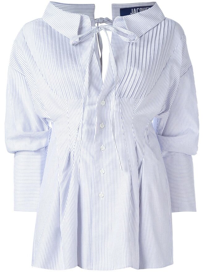 Camisa em algodão, €432, Jacquemus, em farfetch.com