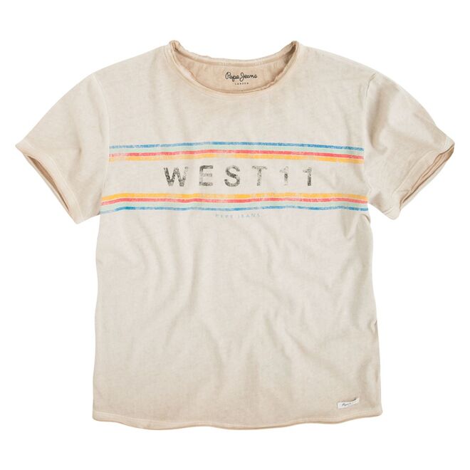 T-shirt em algodão, €35, Pepe Jeans