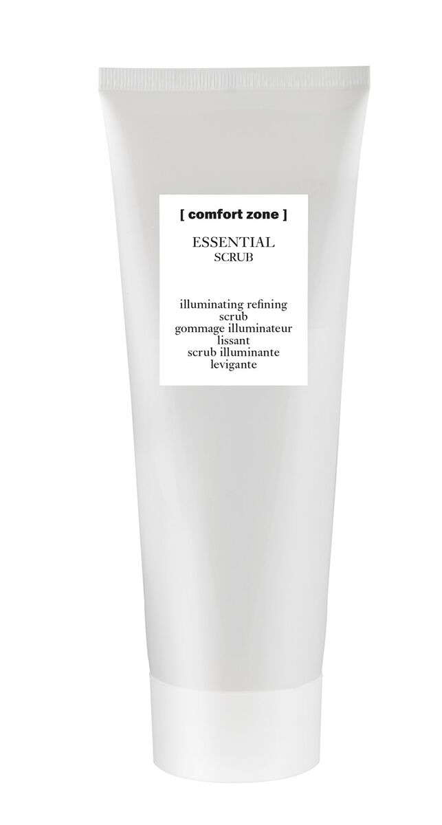 Essential Scrub, esfoliante iluminador, €35, comfort zone