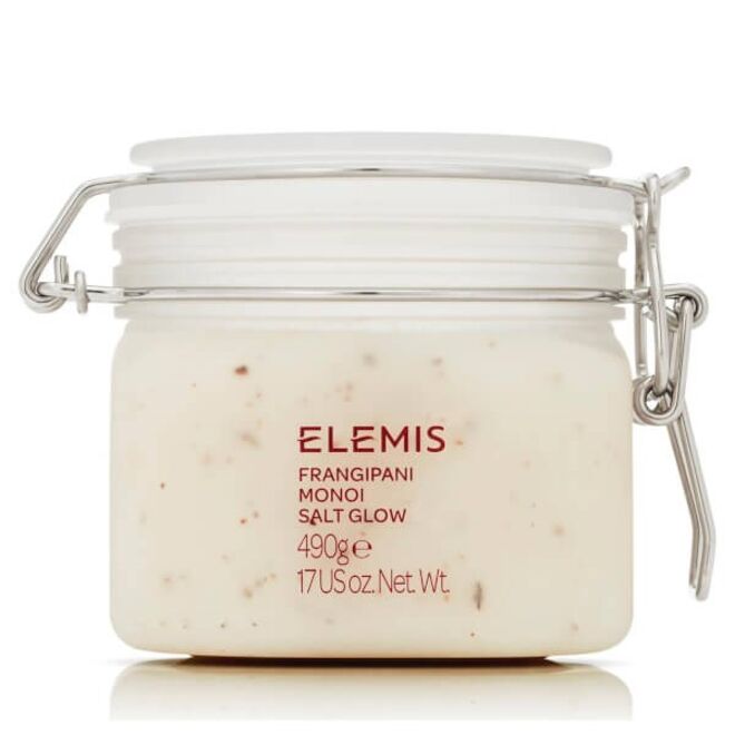 Frangipani Monoi Salt Glow, sal esfoliante, €44,95, Elemis em www.lookfantastic.pt 