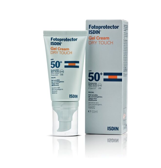 Fotoprotector Gel Cream Dry Touch SPF50+ 50ml, €20, ISDIN