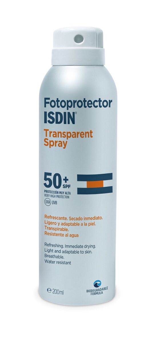 Fotoprotector Transparent Spray SPF50+ 200ml, €27, ISDIN