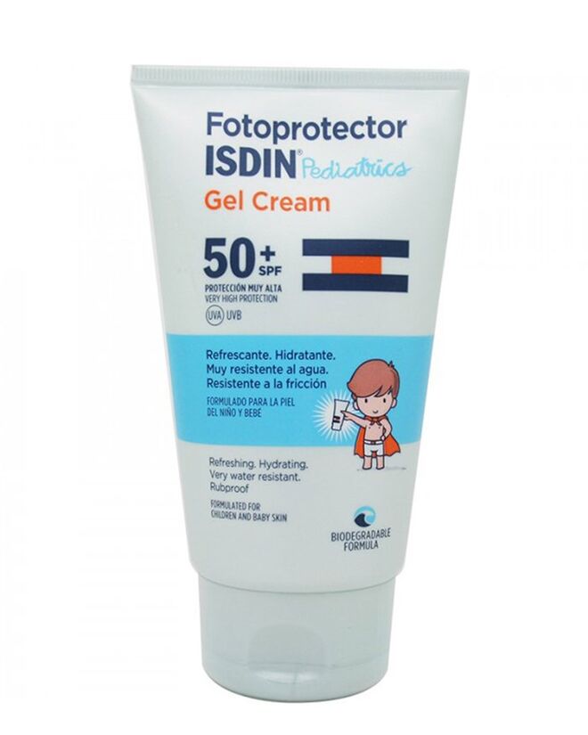 Fotoprotector Pediatrics Gel Cream 50+SPF 250ml, €27, ISDIN