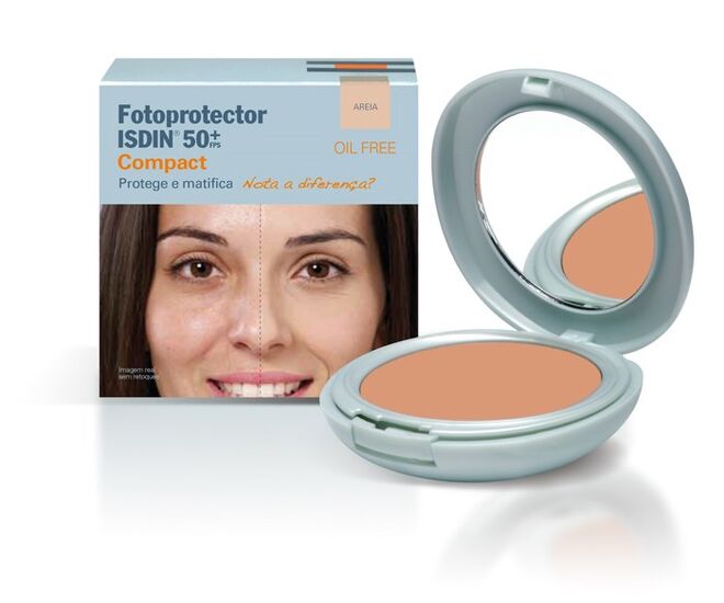 Fotoprotector Compact FPS50+ Areia, €20, ISDIN