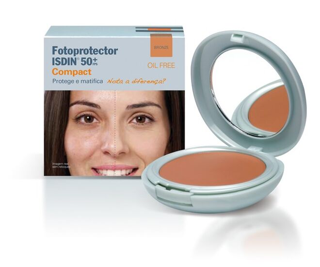 Fotoprotector Compact FPS50+ Bronze, €20, ISDIN
