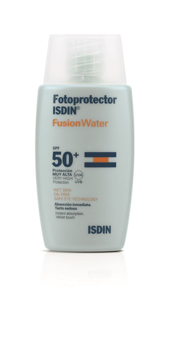 Fotoprotector Fusion Water FPS50, €22, ISDIN
