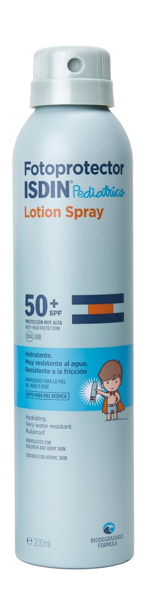 Fotoprotector Pediatrics Lotion Spray SPF50+ 200ml, €29, ISDIN