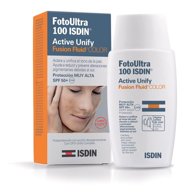 Foto Ultra 100 Active Unify Fusion Fluid Color 50+ 50ml, €30, ISDIN 