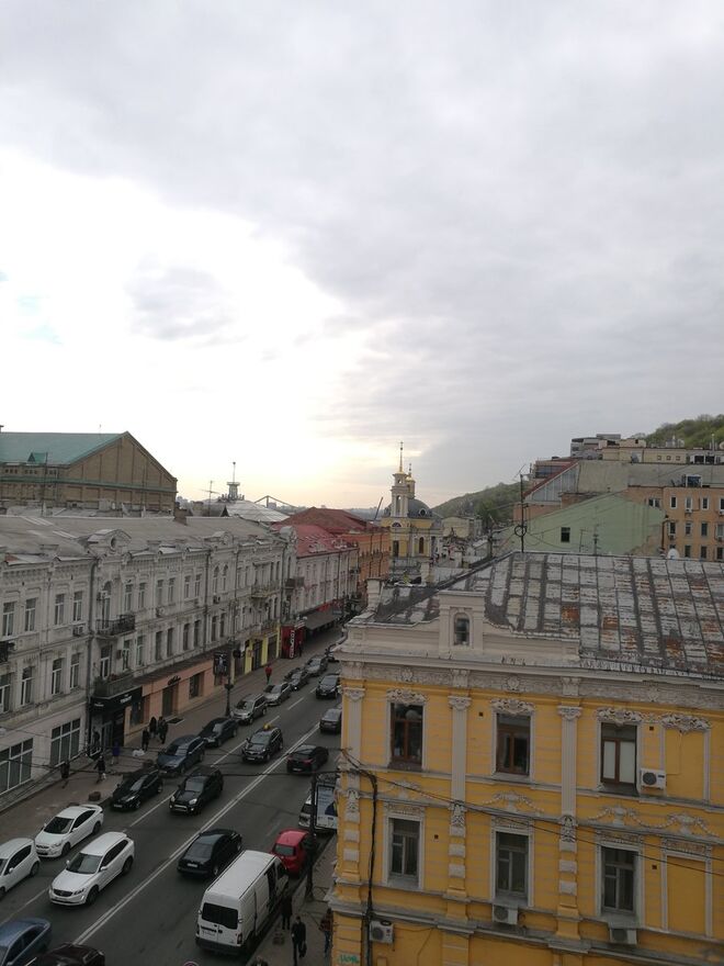 Vista dos escritórios da Google em Kiev