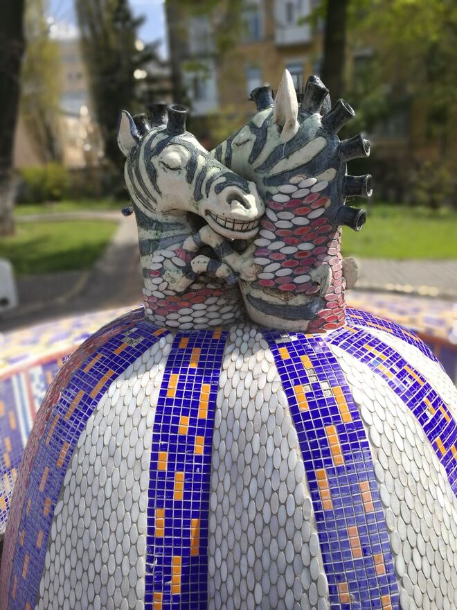 Landscape Alley, um projeto urbano do arquiteto Konstantin Skretutsky - Os cavalos-marinhos