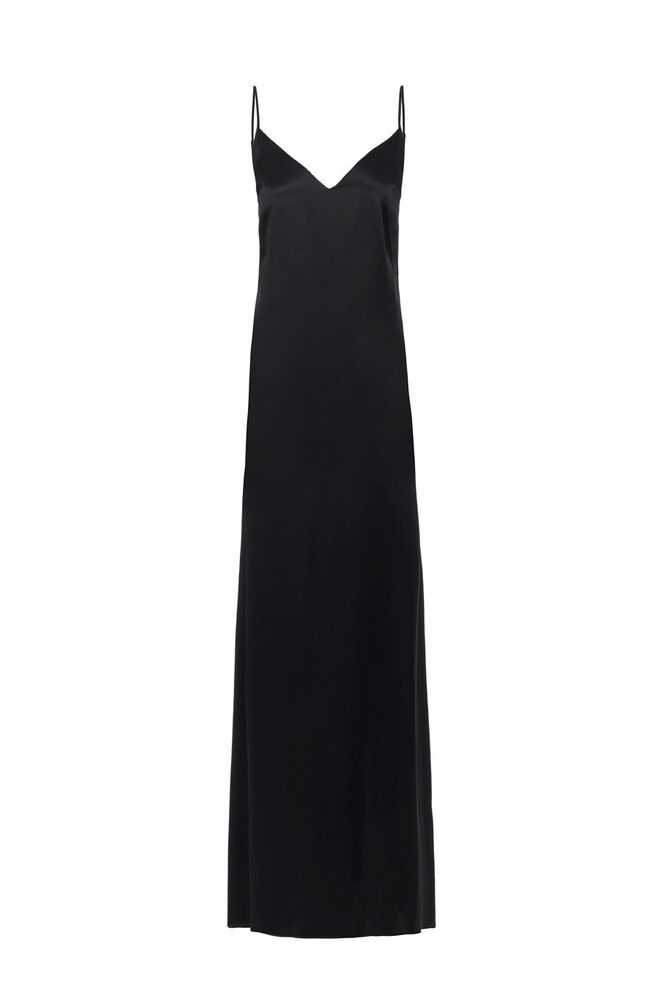 Vestido em seda, €416, Elisabetta Franchi