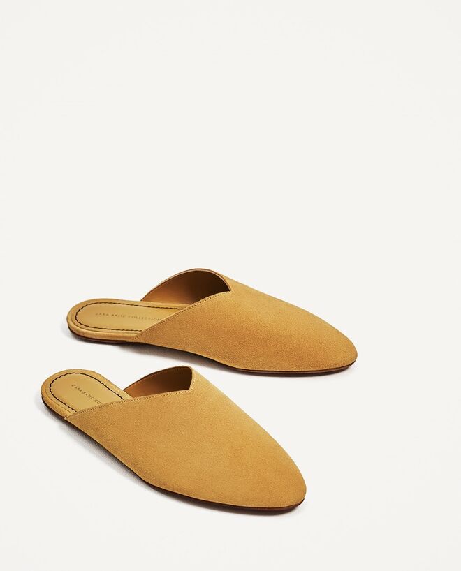 Sapatos em pele, €35,95, Zara