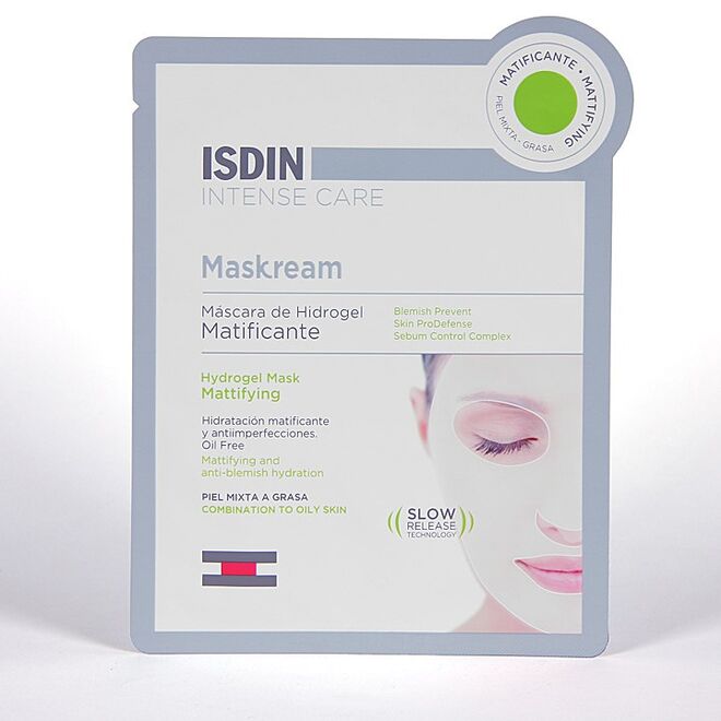 Maskream máscara de hidrogel Matificante, €6,40, ISDIN
