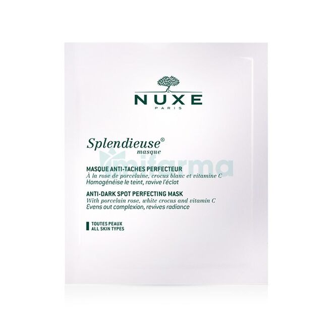 Splendieuse Masque Anti-Taches Perfecteur, 6 bolsas de 21 ml, €30, Nuxe