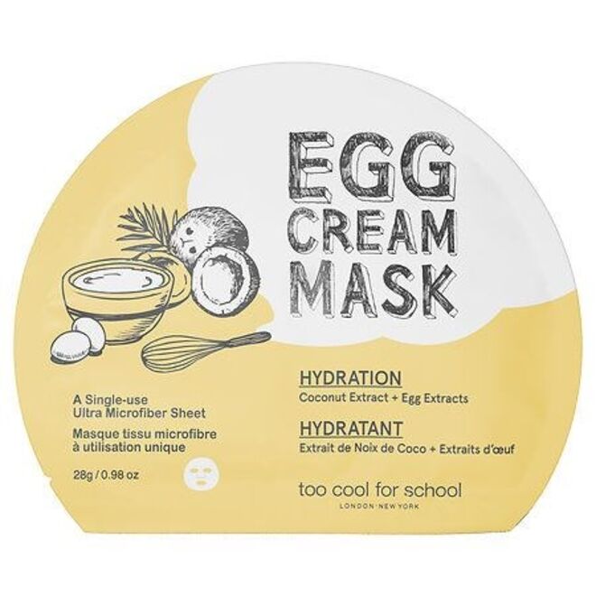 Egg Cream Mask, €4,95, Too Cool For School, na Sephora