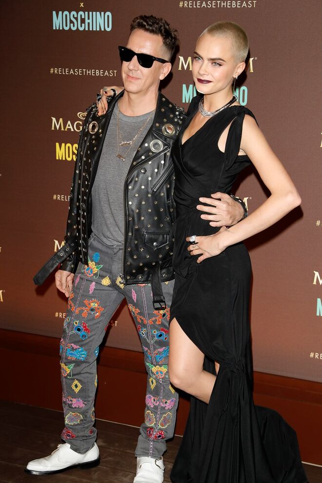 Jeremy Scott e Cara Delevingne