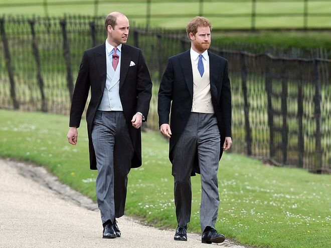 Os prícipes William e Harry