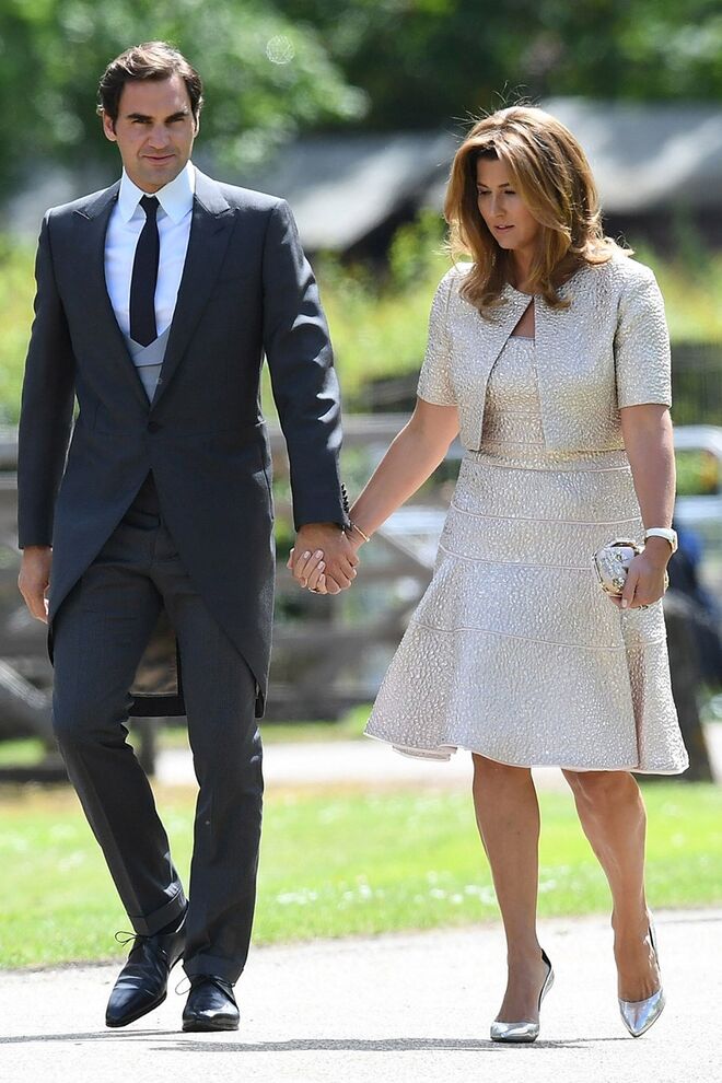 Roger Federer e a mulher Mirka Federer