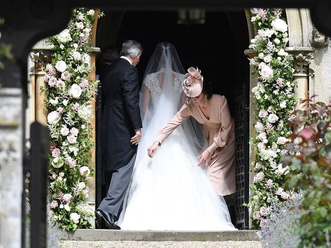 Michael, Pippa e Kate Middleton