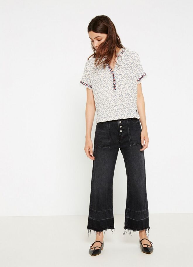 Frayed Denim Culottes, €85, Pepe Jeans