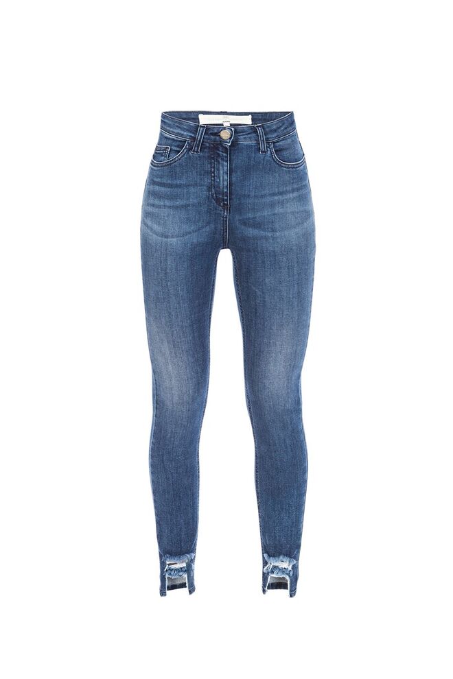 Ripped High Waist Jeans, €246, Elisabetta Franchi