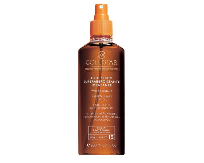 Supertanning Dry Oil, €30, Collistar 