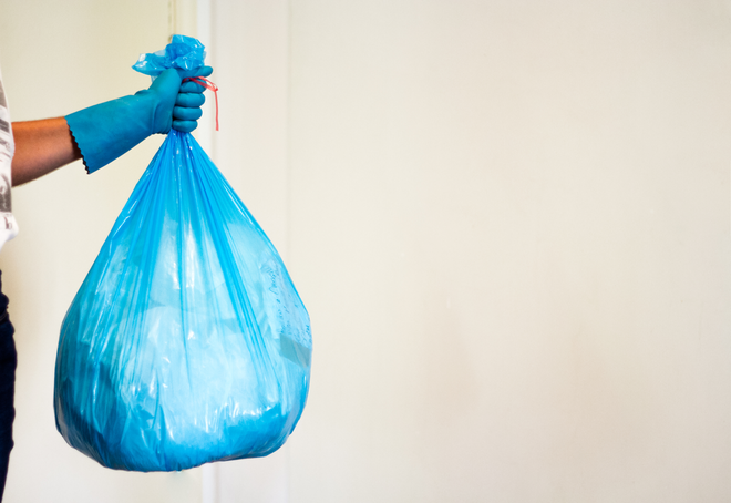 3. Não deixe lixo acumulado na cozinha. 