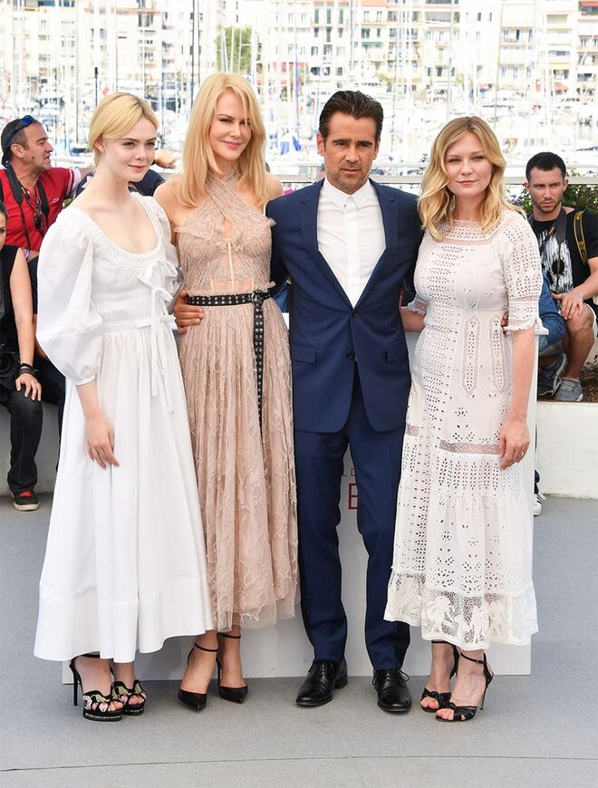 Elle Fanning, Nicole Kidman, Colin Farrell e Kirsten Dunst