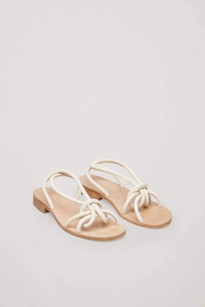Knotted strap sandals, €91, COS