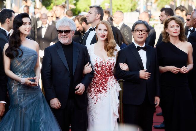 Fan Bingbing, Pedro Almodovar, Jessica Chastain, Park Chan Wook e Maren Ade