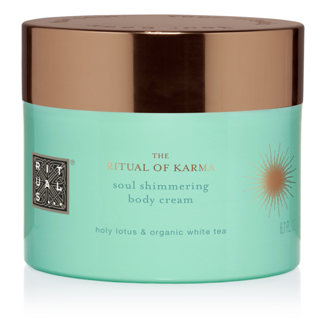 4. The Ritual of Karma Shimmer Body cream, €15,50, Rituals 