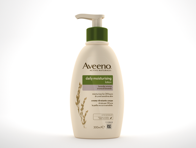 2. Loção Corporal Lavanda Daily Moisturising, 300 ml, €9,99, Aveeno