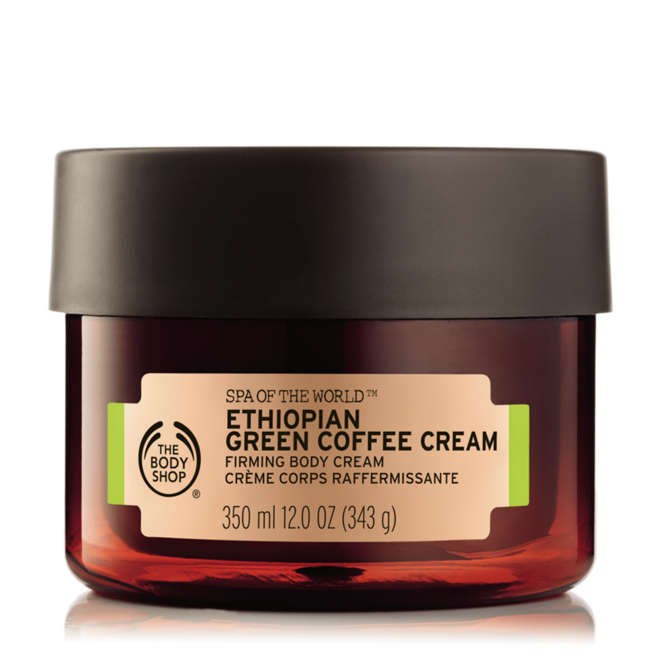 5. Ethiopian Green Coffee Cream, 350 ml, €26, The Body Shop