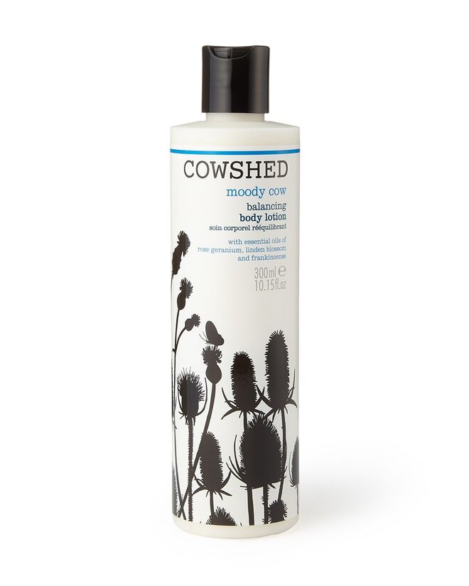 10. Moody Cow Balancing Body Lotion, €27, Cowshed