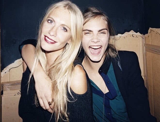 Poppy Delevingne & Cara Delevingne
