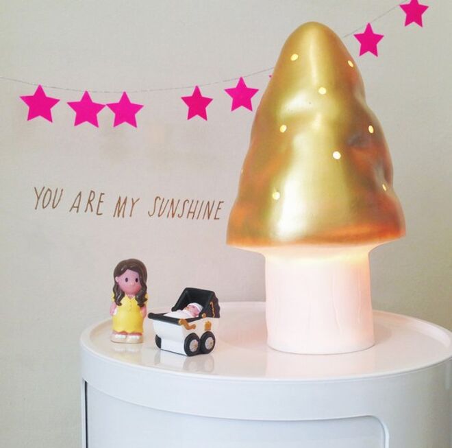 Candeeiro cogumelo, €55 na This & That