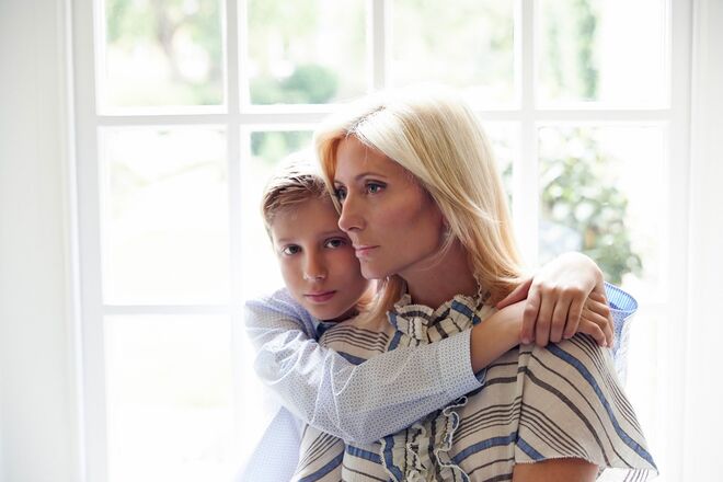 A princesa Marie-Chantal e o filho, o príncipe Odysseas