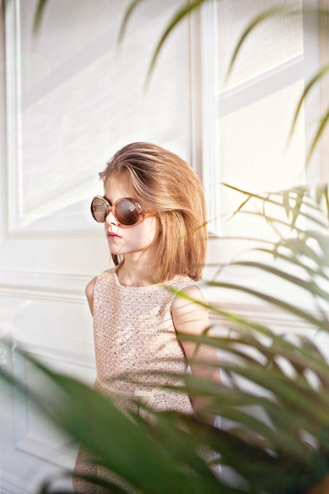 Vestido de tweed rosa, Marie-Chantal - SS17