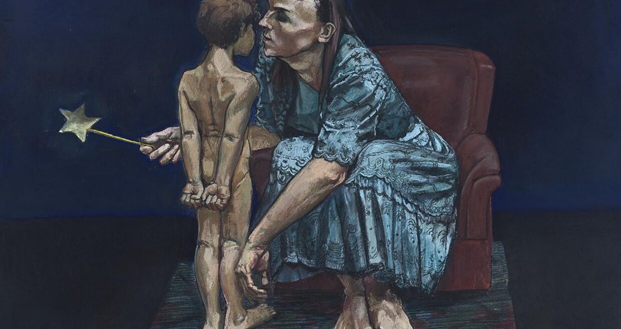 Fada Azul e Pinóquio, Paula Rego, 1995