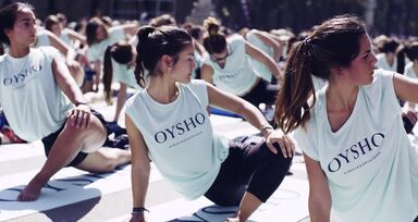 Oysho comemora Dia Internacional do Ioga