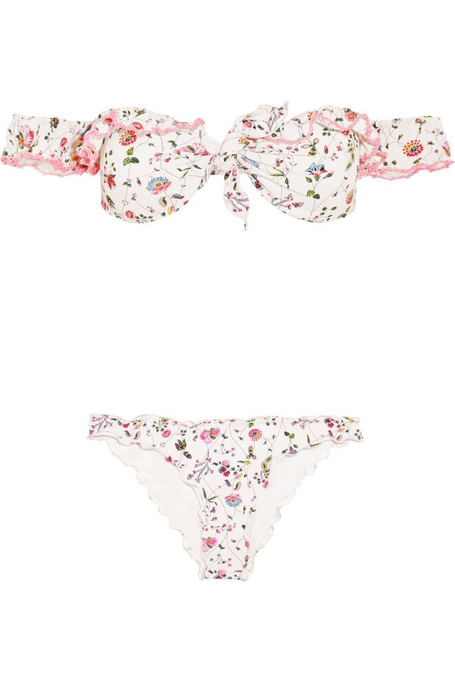 Biquíni em poliamida e elastano, €300, Anjuna, em net-a-porter.com