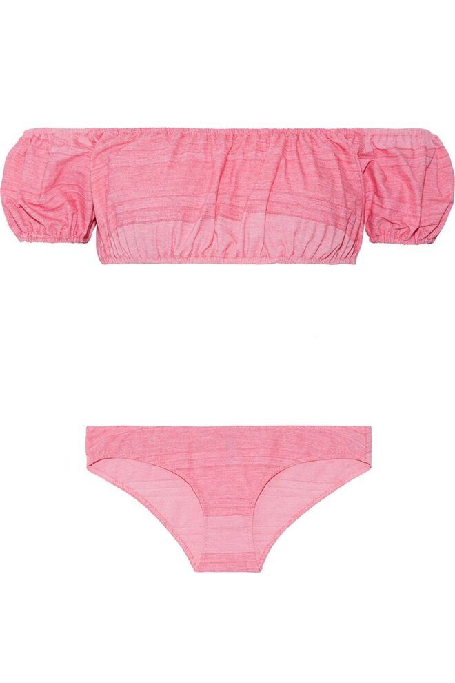Biquíni em algodão e elastano, €445, Lisa Marie Fernandez
