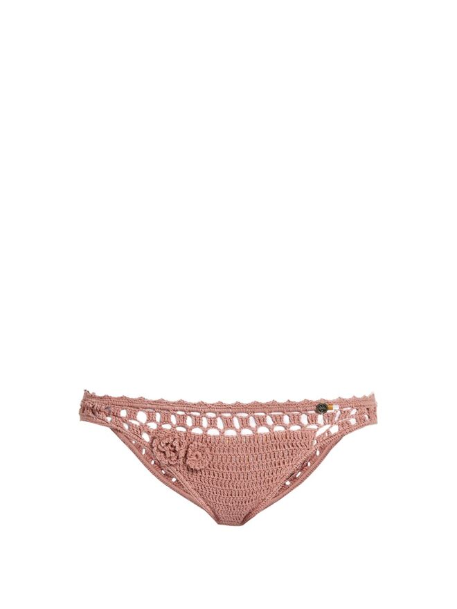 Biquíni em algodão, soutien, €104, e cuecas, €98, She Made Me